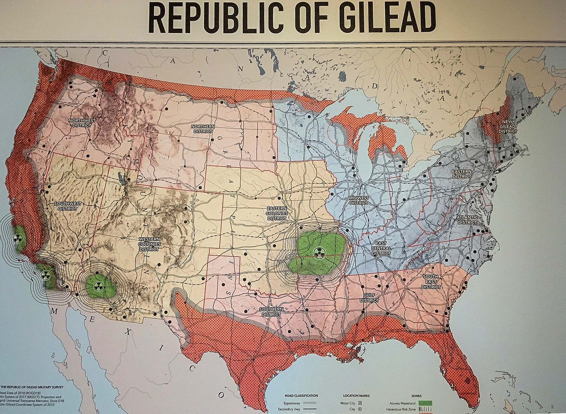 Map of Gilead